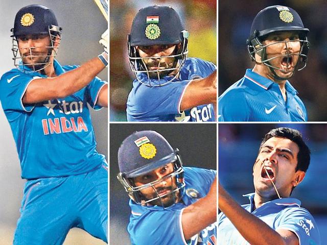 Captain Dhoni knows the strength of the batting unit and how best to set it free. (HT Photo) Captain Dhoni knows the strength of the batting unit and how best to set it free. (HT Photo)