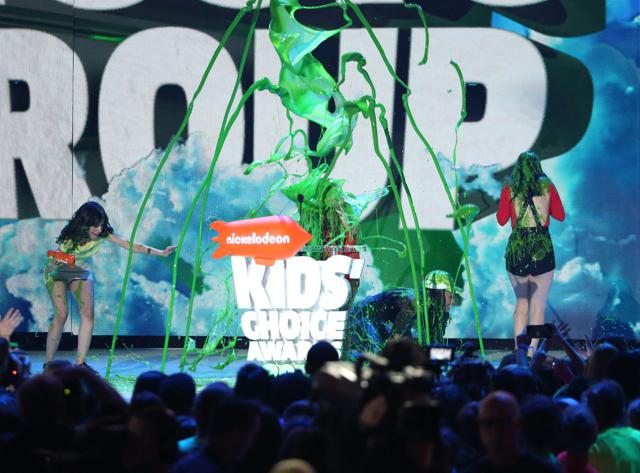Fifth Harmony gets slimed at the Kids' Choice Awards at The Forum. (Matt Sayles/Invision/AP) Fifth Harmony gets slimed at the Kids' Choice Awards at The Forum. (Matt Sayles/Invision/AP)