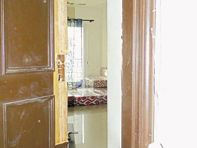 The assailants, who murdered Arshi Malik, had rented an apartment in the same high-rise. (Sakib Ali/HT Photo) The assailants, who murdered Arshi Malik, had rented an apartment in the same high-rise. (Sakib Ali/HT Photo)
