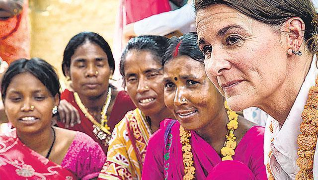 Philanthropist Melinda Gates during a meeting with women of Kothwa village in Danapur Bihar earlier in 2015 Photo Bill amp Melinda Gates Foundation. (HT Photo) Philanthropist Melinda Gates during a meeting with women of Kothwa village in Danapur Bihar earlier in 2015 Photo Bill amp Melinda Gates Foundation. (HT Photo)