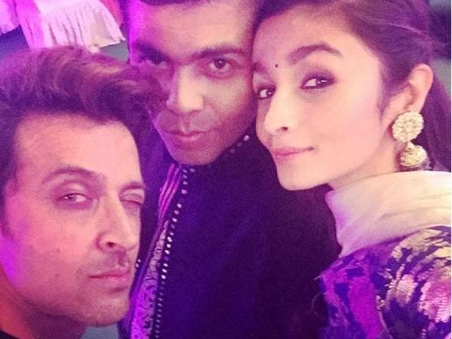And she’s a poser! Alia clicks the best selfies and Karan Johar is a legit fan. Just check-out Alia’s Instagram, people.  (Instagram) 