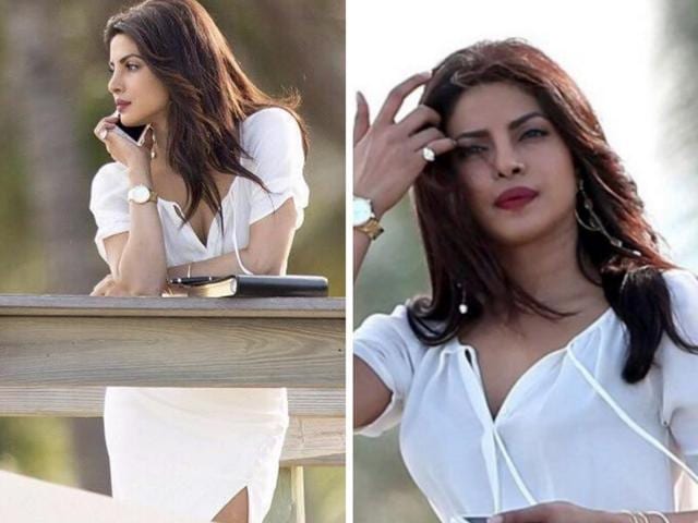 Priyanka Chopra on the sets of Baywatch in Florida. Priyanka Chopra on the sets of Baywatch in Florida.