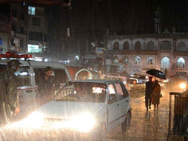 Heavy torrential rains wreaked havoc across Pakistan over the weekend, killing 49 and injuring almost double that number. (AFP Photo) Heavy torrential rains wreaked havoc across Pakistan over the weekend, killing 49 and injuring almost double that number. (AFP Photo)