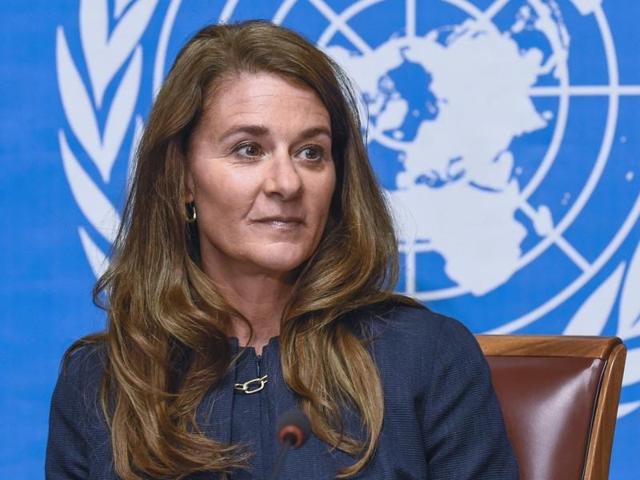 Co-founder of the Bill and Melinda Gates Foundation, Melinda Gates talks to HT about health and the efforts of her organisation for the same in India in New Delhi.(Saumya Khandelwal/HT Photo)