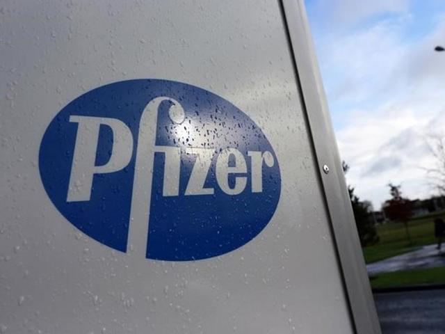 A company logo is seen at a Pfizer office in Dublin, Ireland November 24, 2015. (Reuters) A company logo is seen at a Pfizer office in Dublin, Ireland November 24, 2015. (Reuters)