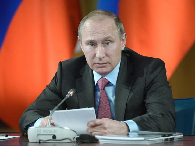 Russian President Vladimir Putin heads a meeting of the State Council on traffic safety issues in Yaroslavl, Russia, Monday, March 14, 2016. (AP) Russian President Vladimir Putin heads a meeting of the State Council on traffic safety issues in Yaroslavl, Russia, Monday, March 14, 2016. (AP)