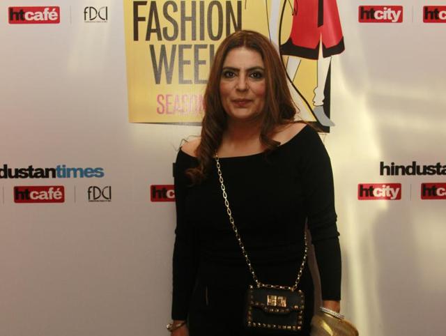 Reynu Taandon at the announcement party. (Shivam Saxena/Hindustan Times) 