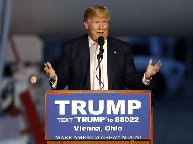 Tuesday sees five key states holding primaries, which could clinch the nomination for Donald Trump. (AP Photo) Tuesday sees five key states holding primaries, which could clinch the nomination for Donald Trump. (AP Photo)