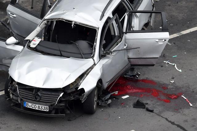 The explosion occurred at about 8 am (07 00 GMT) in the western district of Charlottenburg on a busy street leading into the heart of the German capital. (AFP) The explosion occurred at about 8 am (07 00 GMT) in the western district of Charlottenburg on a busy street leading into the heart of the German capital. (AFP)
