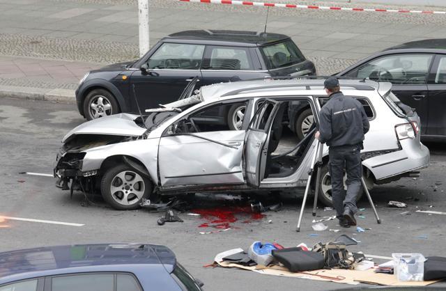 “(The) explosion occurred inside or on the vehicle,” said Carsten Mueller, deputy chief spokesman for Berlin police. “Our investigators are working on the assumption that it was an explosive device that caused this,” Mueller told The Associated Press. (REUTERS) “(The) explosion occurred inside or on the vehicle,” said Carsten Mueller, deputy chief spokesman for Berlin police. “Our investigators are working on the assumption that it was an explosive device that caused this,” Mueller told The Associated Press. (REUTERS)