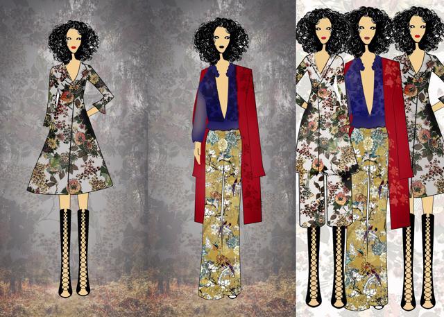 Preview sketches for designer duo Hemant-Nandita’s collection Preview sketches for designer duo Hemant-Nandita’s collection