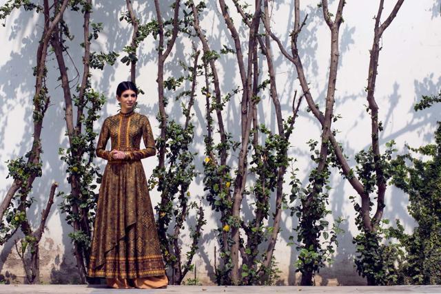 A creation from Ashima-Leena’s autumn/winter collection. A creation from Ashima-Leena’s autumn/winter collection.
