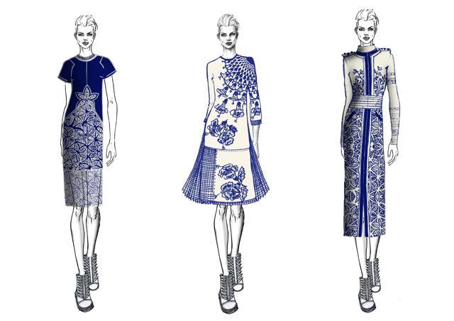 Preview sketches by designer Rahul Mishra, who is a part of the Grand Finale, India Modern. Preview sketches by designer Rahul Mishra, who is a part of the Grand Finale, India Modern.