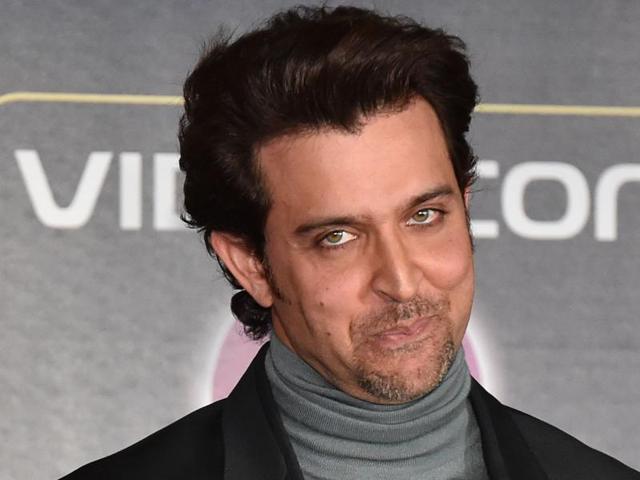 Hrithik Roshan speaks in Madrid, Spain. the actor has sent a legal notice to Kangana Ranaut.(REUTERS)