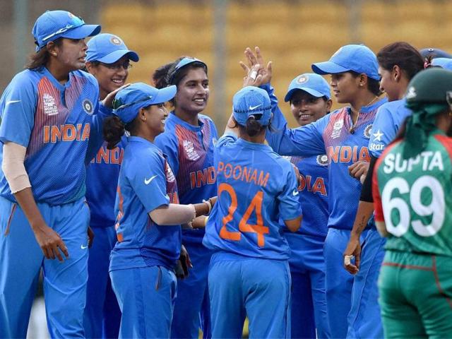 Skipper Mithali Raj topscored for India with 42 runs. (PTI Photo) Skipper Mithali Raj topscored for India with 42 runs. (PTI Photo)