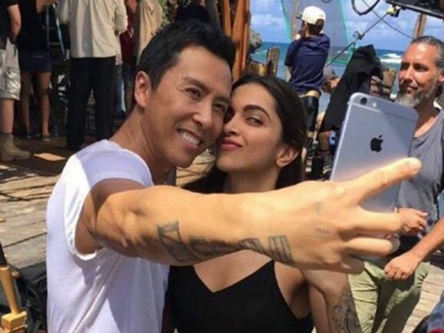 Deepika Padukone took a selfie too with xXx co-star Donnie Yen. (Instagram)
