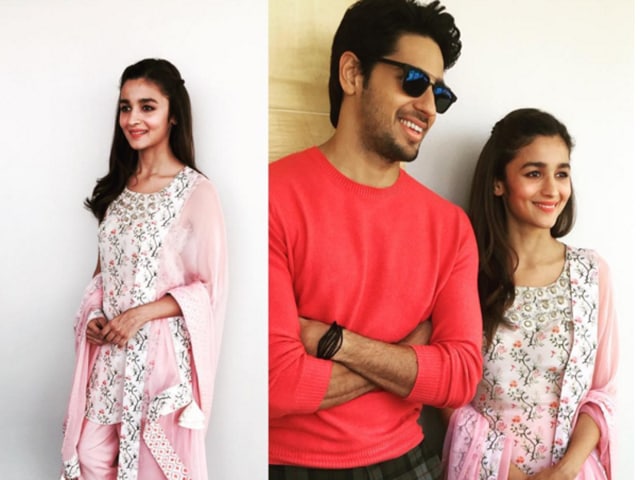 Alia Bhatt was in the Pink City with Sidharth Malhotra. So they wore pink. (Instagram)