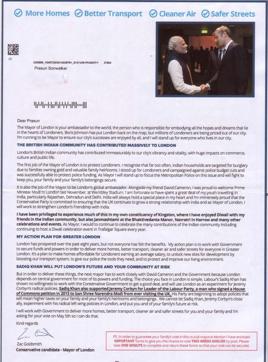 Tory mayoral candidate Zac Goldsmith’s leaflet has angered many voters of Indian origin, including Sikhs. (HT Photo) Tory mayoral candidate Zac Goldsmith’s leaflet has angered many voters of Indian origin, including Sikhs. (HT Photo)