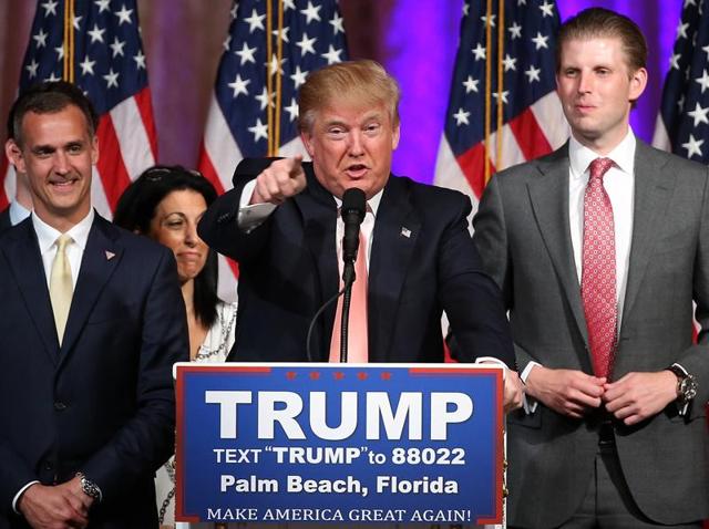 The Kremlin has condemned a Trump pre-elections video, complaining that it demonised Russia. (AFP Photo) The Kremlin has condemned a Trump pre-elections video, complaining that it demonised Russia. (AFP Photo)