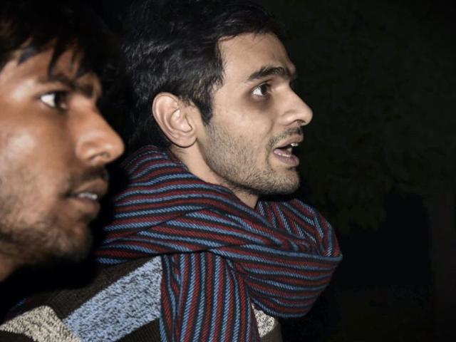 A Delhi court will decide on Friday whether to give bail or not to JNU students Umar Khalid and Anirban Bhattacharya, accused of sedition. (Hindustan Times) A Delhi court will decide on Friday whether to give bail or not to JNU students Umar Khalid and Anirban Bhattacharya, accused of sedition. (Hindustan Times)