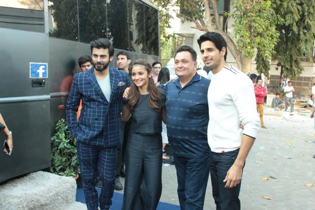 Sidharth Malhotra, Rishi Kapoor, Alia Bhatt and Fawad Khan during the media interaction of their film. (IANS) Sidharth Malhotra, Rishi Kapoor, Alia Bhatt and Fawad Khan during the media interaction of their film. (IANS)