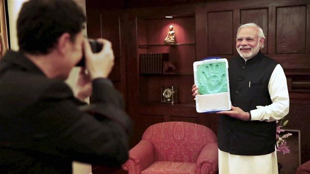 “Madame Tussauds has crafted figures of very distinguished dignitaries from around the world — how could I regard myself worthy of being alongside them?,” Modi said in a statement to the museum. (PTI Photo) “Madame Tussauds has crafted figures of very distinguished dignitaries from around the world — how could I regard myself worthy of being alongside them?,” Modi said in a statement to the museum. (PTI Photo)