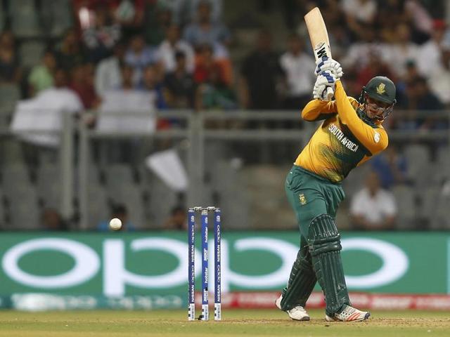 South Africa's Quinton de Kock plays a shot. (REUTERS) South Africa's Quinton de Kock plays a shot. (REUTERS)