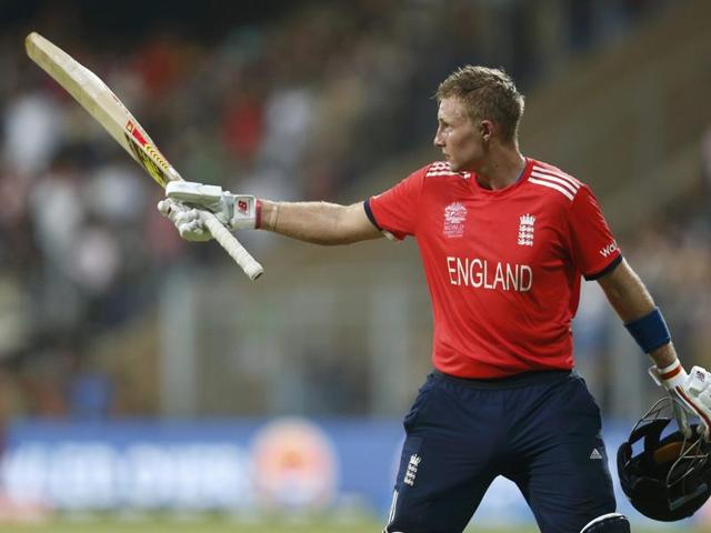 England's Joe Root acknowledges the crowd as he walks off the field after his dismissal in the World T20 match against South Africa at Wankhede in Mumbai on March 18, 2016. Root’s 44-ball 83 helped England chase down a mammoth 230. (REUTERS) England's Joe Root acknowledges the crowd as he walks off the field after his dismissal in the World T20 match against South Africa at Wankhede in Mumbai on March 18, 2016. Root’s 44-ball 83 helped England chase down a mammoth 230. (REUTERS)