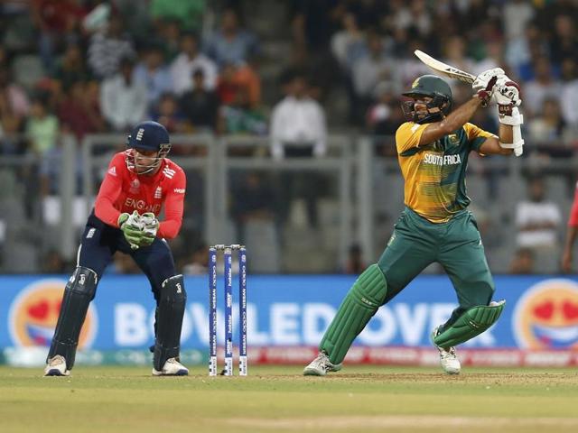 South Africa's Hashim Amla strokes a boundary through the off side. (REUTERS) South Africa's Hashim Amla strokes a boundary through the off side. (REUTERS)