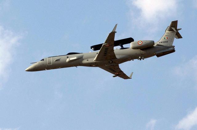 Indian Air Force's indigenous awacs in action. (PTI Photo) Indian Air Force's indigenous awacs in action. (PTI Photo)