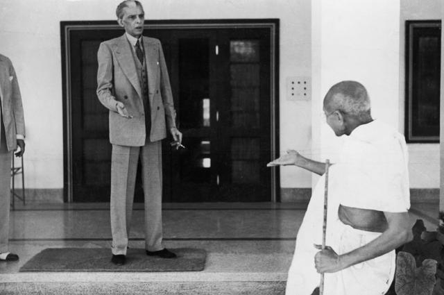 MK Gandhi leaving the home of Muhammad Ali Jinnah, en route to the Viceroy’s Lodge in Delhi, November 24, 1939. (Topical Press Agency/Hulton Archive/Getty Images) MK Gandhi leaving the home of Muhammad Ali Jinnah, en route to the Viceroy’s Lodge in Delhi, November 24, 1939. (Topical Press Agency/Hulton Archive/Getty Images)