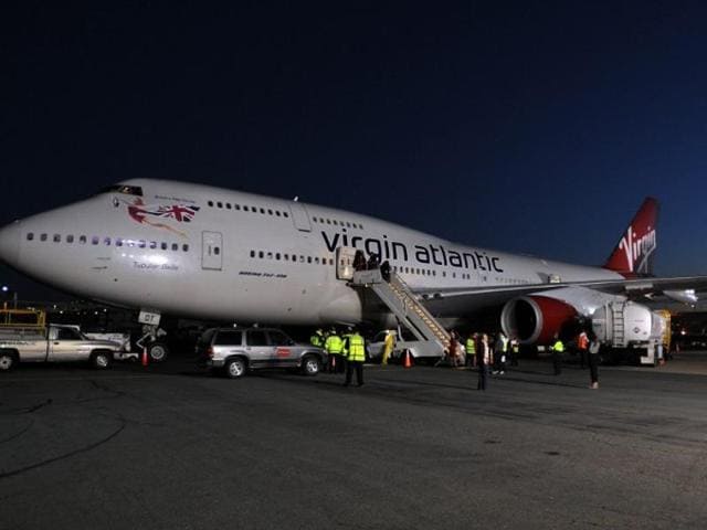 A Chinese woman was allegedly racially abused by a fellow passenger on a Virgin Atlantic flight. (AFP) A Chinese woman was allegedly racially abused by a fellow passenger on a Virgin Atlantic flight. (AFP)