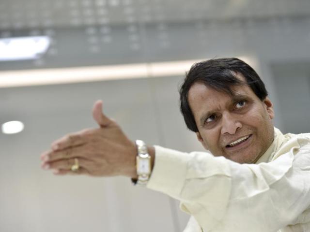 Railways minister Suresh Prabhu offered hope on Thursday to people seeking seamless travel across different modes of transport in the country. (Saumya Khandelwawl/HT) Railways minister Suresh Prabhu offered hope on Thursday to people seeking seamless travel across different modes of transport in the country. (Saumya Khandelwawl/HT)