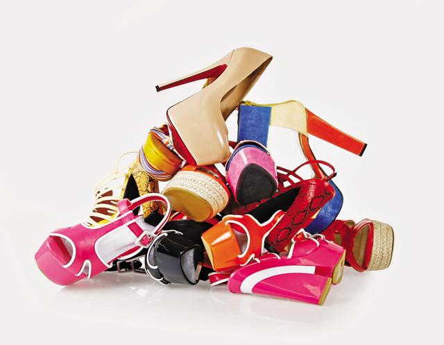Wear comfortable shoes. Flats are ideal. Opt for wedges or platform heels over stilettos (Shutterstock)