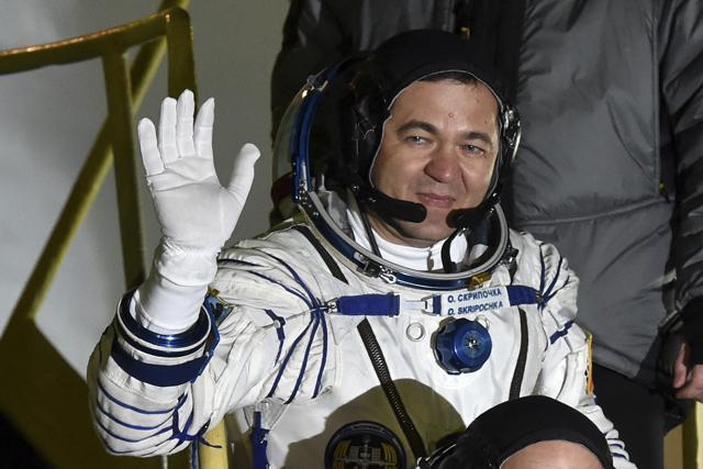Russian cosmonauts Oleg Skripochka, of Roscosmos, member of the main crew of the mission to the International Space Station (ISS). (AP Photo)