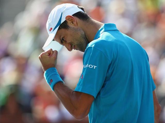 Novak Djokovic overcame a stern test from Rafael Nadal to set a title clash at Indian Wells against Canada’s Milos Raonic. (AP Photo) Novak Djokovic overcame a stern test from Rafael Nadal to set a title clash at Indian Wells against Canada’s Milos Raonic. (AP Photo)