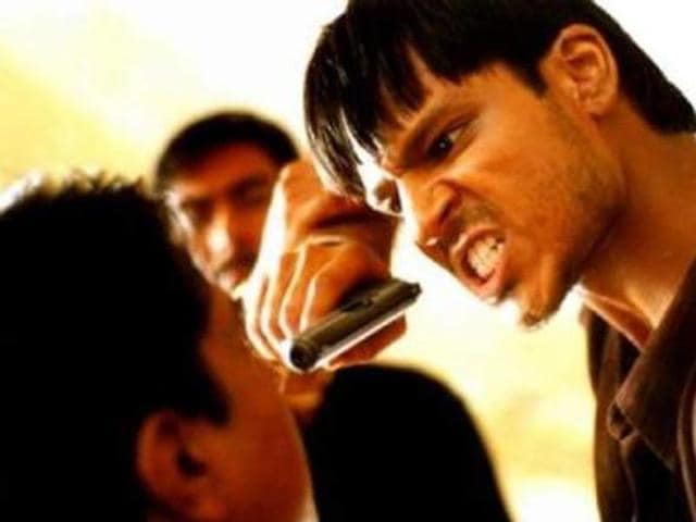 Vivek Oberoi in a still from Company. (YouTube) Vivek Oberoi in a still from Company. (YouTube)