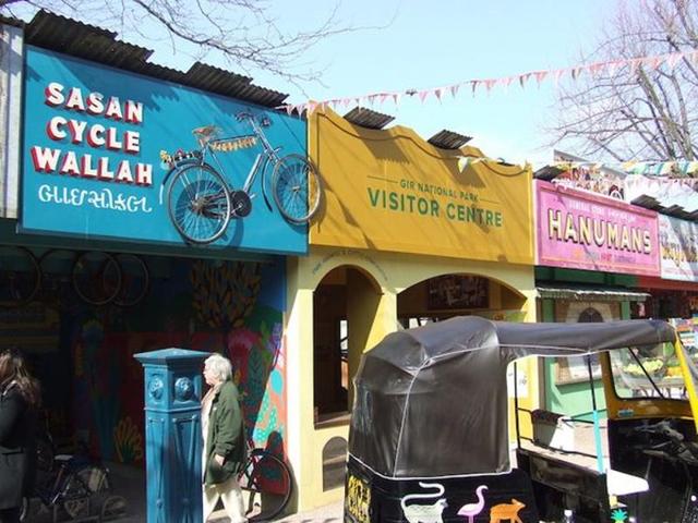 An Indian village was part of the exhibit, in London. (Picture courtesy: Londonist)