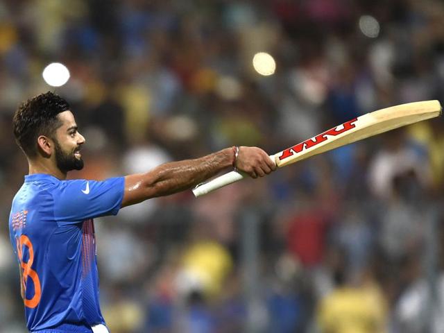 Virat Kohli after victory over Pakistan during ICC World Twenty20 match between India and Pakistan at Eden Gardens. (Ajay Aggarwal/HT PHoto) Virat Kohli after victory over Pakistan during ICC World Twenty20 match between India and Pakistan at Eden Gardens. (Ajay Aggarwal/HT PHoto)