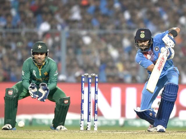 Virat Kohli bats during ICC World Twenty20 contest between India and Pakistan. (Ajay Aggarwal/HT PHoto) Virat Kohli bats during ICC World Twenty20 contest between India and Pakistan. (Ajay Aggarwal/HT PHoto)