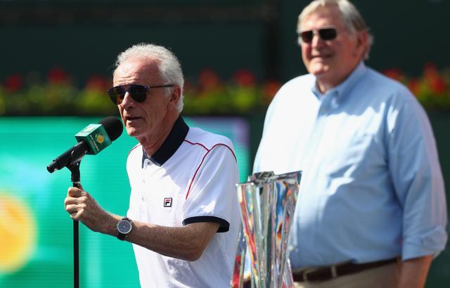 Raymond Moore’s decision to make an appearance at the post-match presentation ceremony invited further criticism. (AFP) Raymond Moore’s decision to make an appearance at the post-match presentation ceremony invited further criticism. (AFP)