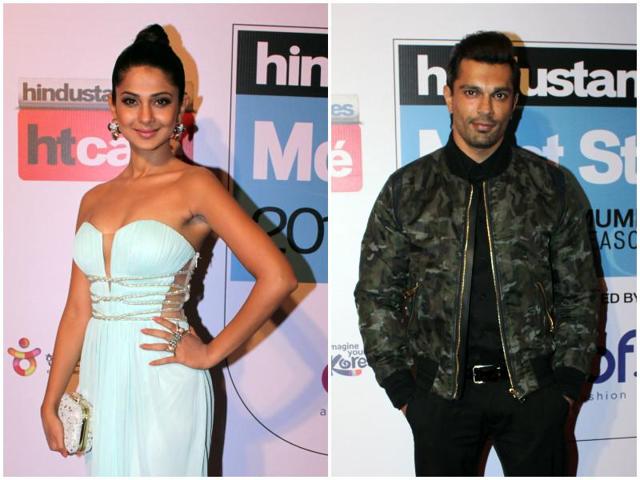 TV actor Jennifer Winget was at the event and so was her ex-husband Karan Singh Grover. (shakti Yadav/ Hindustan Times) TV actor Jennifer Winget was at the event and so was her ex-husband Karan Singh Grover. (shakti Yadav/ Hindustan Times)