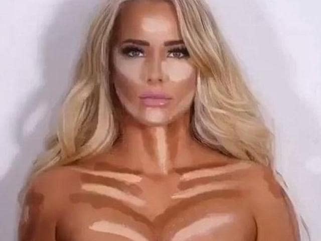Watch this crazy body make-up video that's breaking the internet