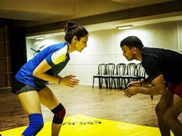 Anushka is training hard for Sultan. (Twitter) Anushka is training hard for Sultan. (Twitter)