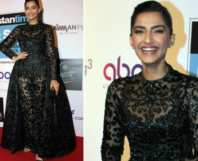 Sonam Kapoor again proved that she is the faishonista of Bollywood. (HT photo)