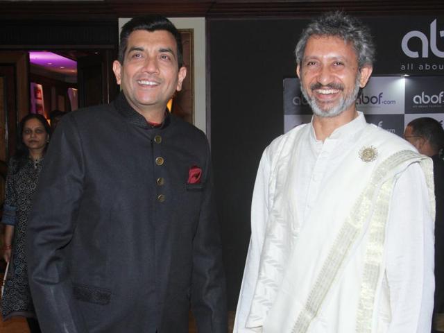 Chef Sanjeev Kapoor and Neeraj Kabi mark their presence. (Pramod Thakur/HT Photo) 