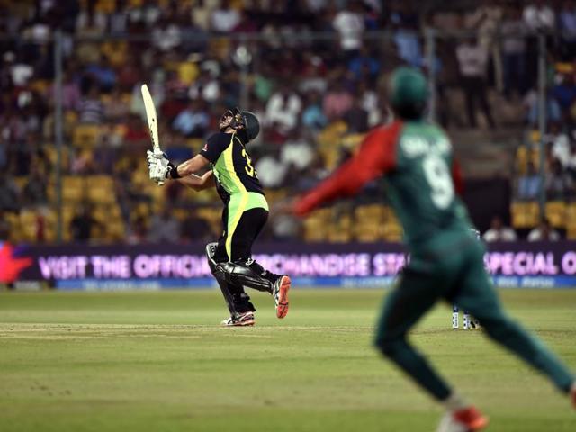 Shane Watson during T20 World Cup league match at against Bangladesh. (Hindustan Times) Shane Watson during T20 World Cup league match at against Bangladesh. (Hindustan Times)