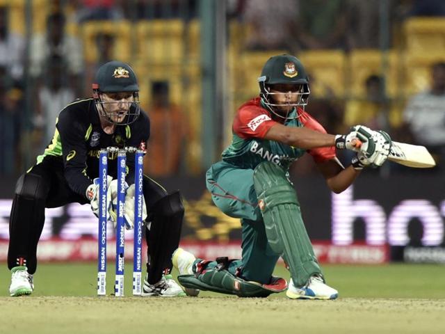 Bangladesh player Shakib Al Hasan during T20 World Cup league match. (Vipin Kumar/HT Photo) Bangladesh player Shakib Al Hasan during T20 World Cup league match. (Vipin Kumar/HT Photo)