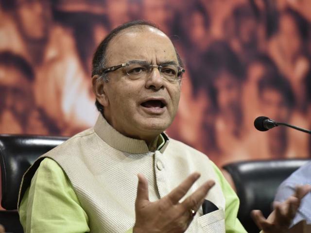 Union Finance Minister Arun Jaitley at BJP HQ in New Delhi, India, on Sunday, March 20, 2016. (Arvind Yadav/ HT Photo) Union Finance Minister Arun Jaitley at BJP HQ in New Delhi, India, on Sunday, March 20, 2016. (Arvind Yadav/ HT Photo)