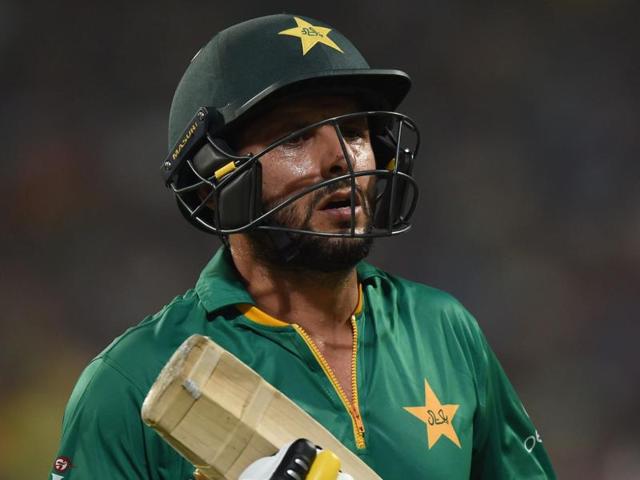 Pakistan's Shahid Afridi talks to Mohammad Amir during the ICC World Twenty20 2016 cricket match against India. (AP Photo) Pakistan's Shahid Afridi talks to Mohammad Amir during the ICC World Twenty20 2016 cricket match against India. (AP Photo)